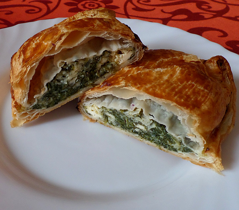 BläTterteigtasche Mit Spinat KäSefüLlung - Rezepte Suchen