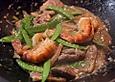 Entengeschnetzeltes mit Scampi