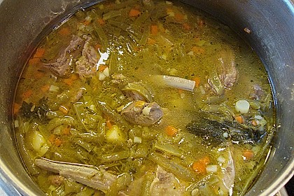 Gr&uuml;ne Bohnensuppe 10