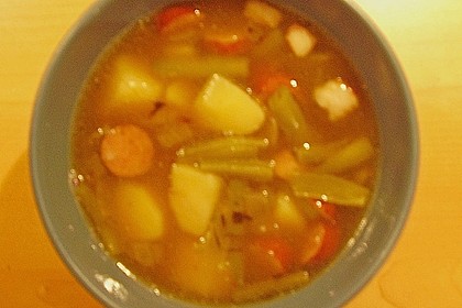 Gr&uuml;ne Bohnensuppe 3