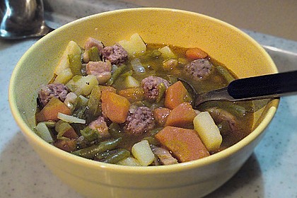 Gr&uuml;ne Bohnensuppe 11