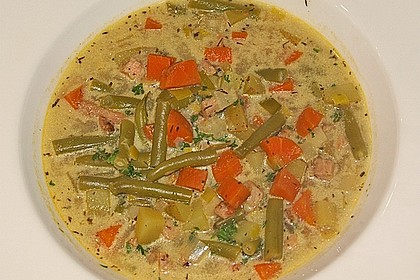 Gr&uuml;ne Bohnensuppe 12