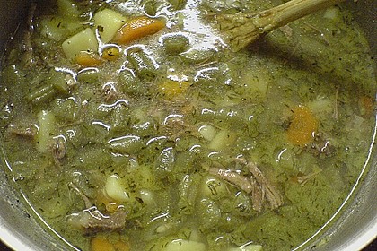 Gr&uuml;ne Bohnensuppe 13