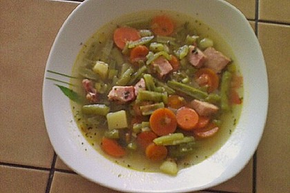 Gr&uuml;ne Bohnensuppe 16