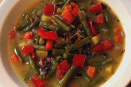 Gr&uuml;ne Bohnensuppe 6