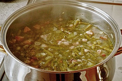 Gr&uuml;ne Bohnensuppe 8