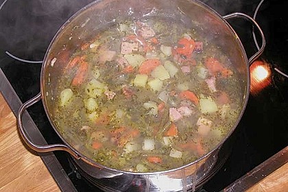 Gr&uuml;ne Bohnensuppe 1