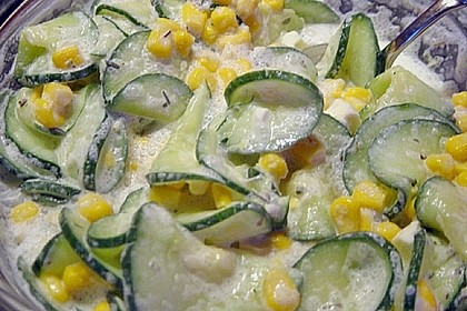 Gurken-Mais-Salat