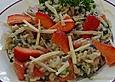 Brennesselrissotto mit Erdbeeren