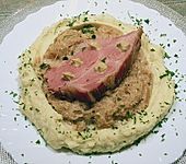Honig-Kasseler mit Ananaskraut (Bild)