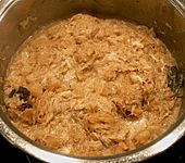 Honig-Kasseler mit Ananaskraut (Bild)