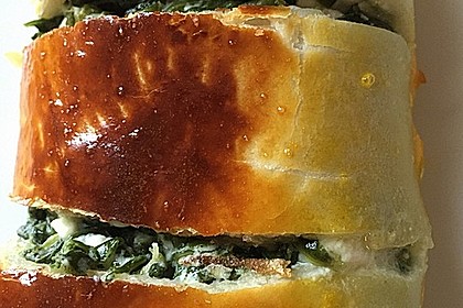 Spinatstrudel mit Schafkäse 7