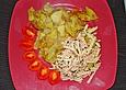 Oberschw&auml;bischer Wurstsalat mit Bratkartoffeln