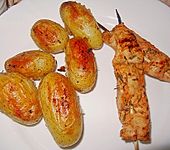 Maurische H&uuml;hnerspiesse (Bild)