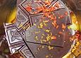 Schwarze Mousse au Chocolat