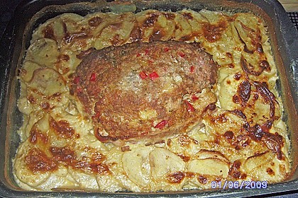 Hackbraten mit saftiger Füllung 22