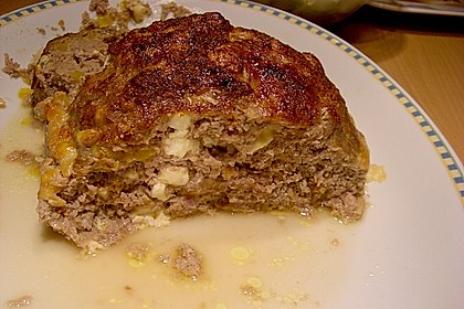 Hackbraten mit saftiger Füllung 15