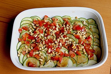 Zucchini-Carpaccio, eine Grill-Beilage 2