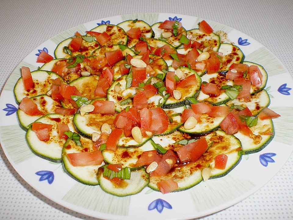 Zucchini Carpaccio Recipe — Dishmaps