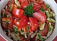 Kohlrabisalat mit M&ouml;hren, Gurken und Tomaten