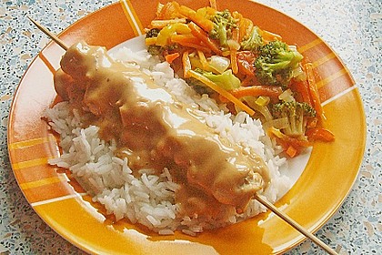 Hühnchenspieße Satay 5