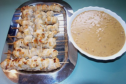 Hühnchenspieße Satay 7