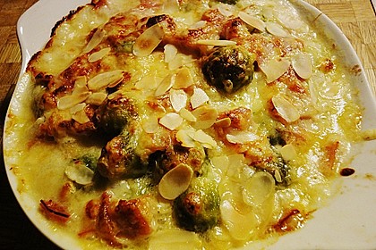 Rosenkohlauflauf mit Käsekruste 5