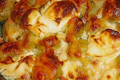 Rosenkohlauflauf mit Käsekruste 4