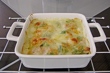 Rosenkohlauflauf mit Käsekruste 6
