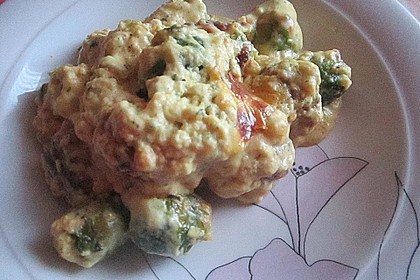 Rosenkohlauflauf mit Käsekruste 8