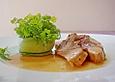 Schweinebraten in Sherry-Sauce