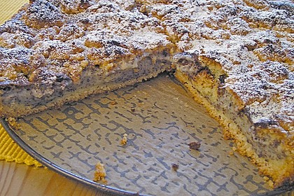 Mohnkuchen mit Vanillepudding nach Anna 6