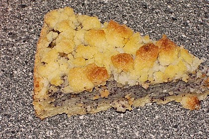 Mohnkuchen mit Vanillepudding nach Anna 24