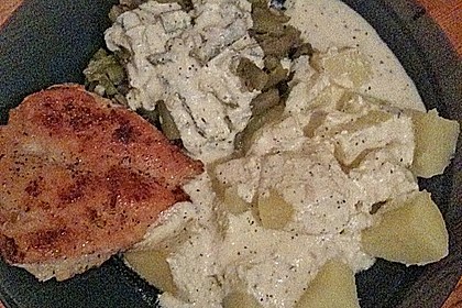 Bohnen an Thymian-Senf-Sauce 11