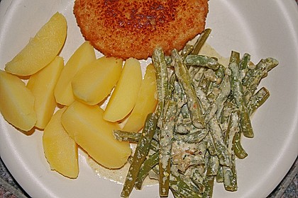 Bohnen an Thymian-Senf-Sauce 2