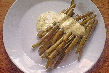 Bohnen an Thymian-Senf-Sauce 10