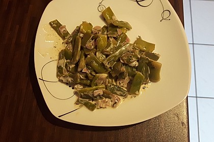 Bohnen an Thymian-Senf-Sauce 4