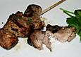 Gegrillte Kalbfleischspiesse