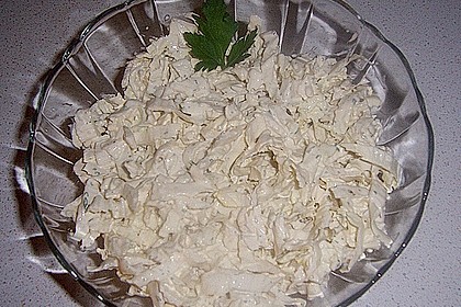 Chinakohlsalat mit Sahneso&szlig;e 1