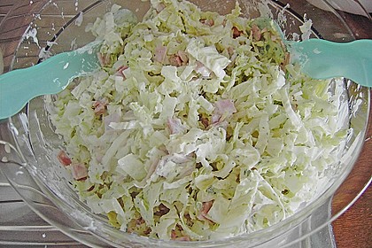 Chinakohlsalat mit Sahneso&szlig;e 4