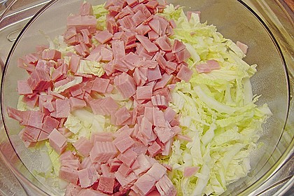 Chinakohlsalat mit Sahneso&szlig;e 5