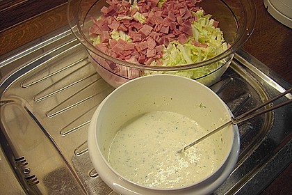 Chinakohlsalat mit Sahneso&szlig;e 7