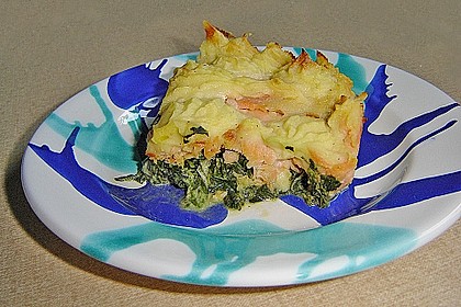 Lachsfilet mit Kartoffel-K&auml;sekruste