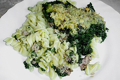 Hackfleisch - Spinat - Gratin 7