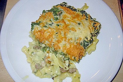 Hackfleisch - Spinat - Gratin 3