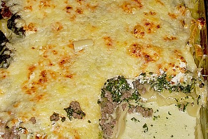 Hackfleisch - Spinat - Gratin 9