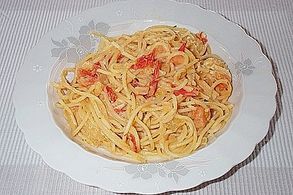 Spaghetti - Tomaten - Feta - Pfanne 11