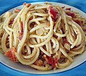 Spaghetti - Tomaten - Feta - Pfanne (Bild)