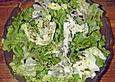 Salat mit Essig und &Ouml;l