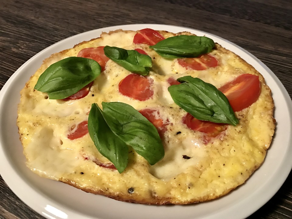 Tomaten Omlett Mit Mozzarella Von Dasty Chefkoch De